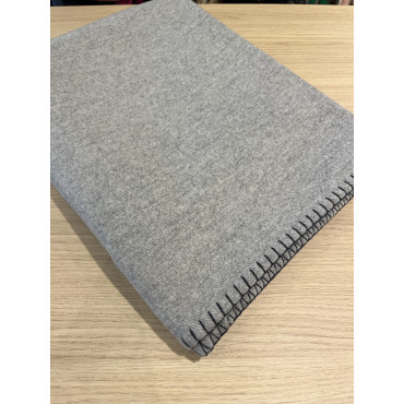 Plaid cachemire navy gris  140/190