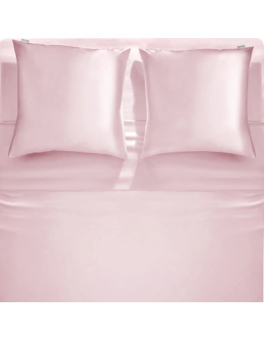 Taie silk blush pink  50/75