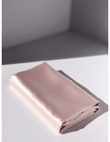 Taie silk blush pink  50/75