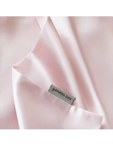 Taie silk blush pink  65/65
