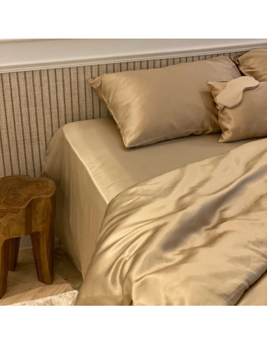 Taie silk french beige  65/65