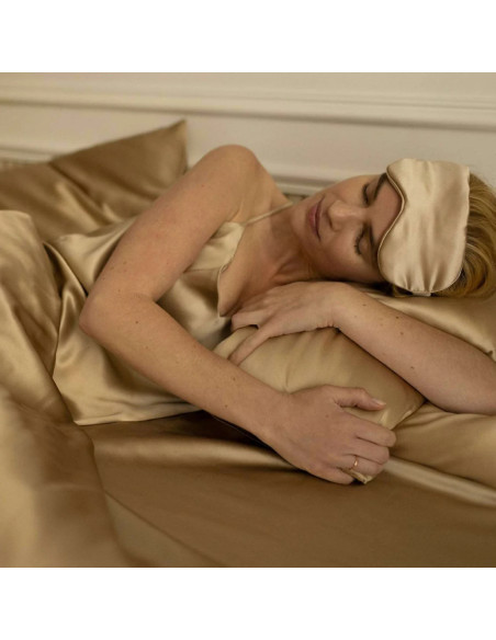 Taie silk french beige  65/65