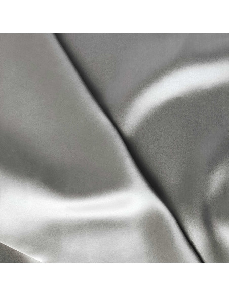 Taie silk silver grey  65/65