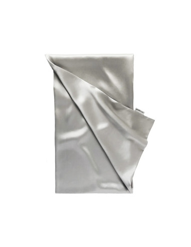 Taie silk silver grey  65/65