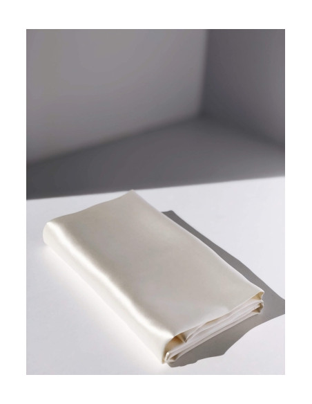 Taie silk powder white  50/75