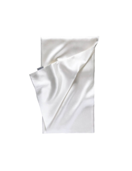Taie silk powder white  50/75