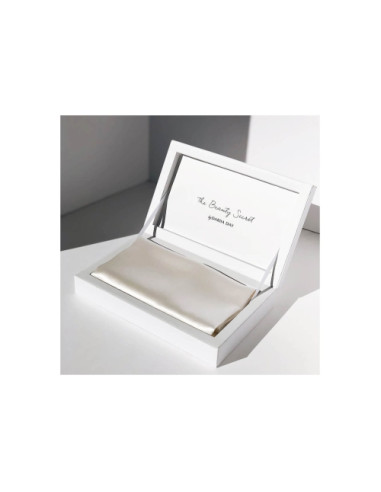 Taie silk powder white  65/65