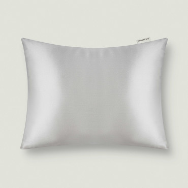 Taie silk silver grey 50/75