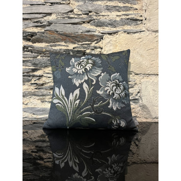 Coussin Fleurs Bleues 45/45