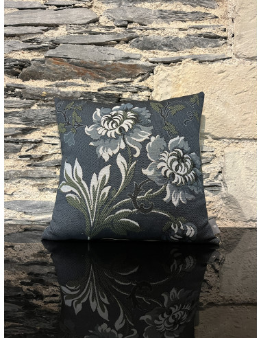 Coussin Fleurs Bleues 45/45