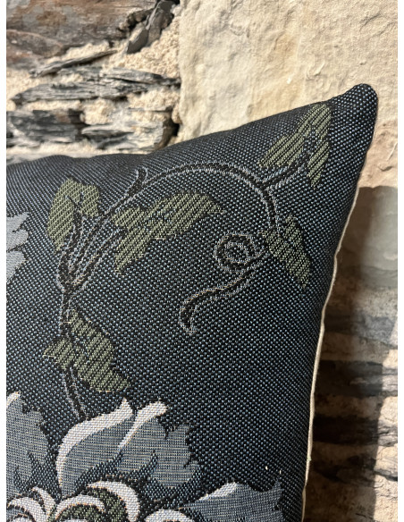 Coussin Fleurs Bleues 45/45