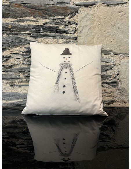 Coussin Idarwhite Rot Natur 40/40