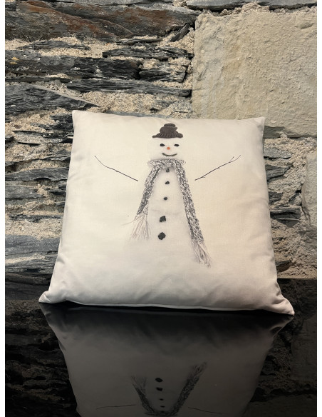 Coussin Idarwhite Rot Natur 40/40
