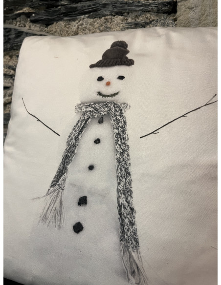 Coussin Idarwhite Rot Natur 40/40