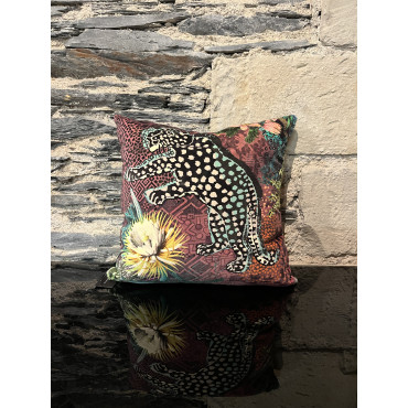 Coussin pantera multicolore  45/45 2
