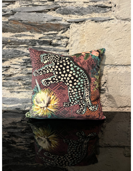 Coussin pantera multicolore  45/45