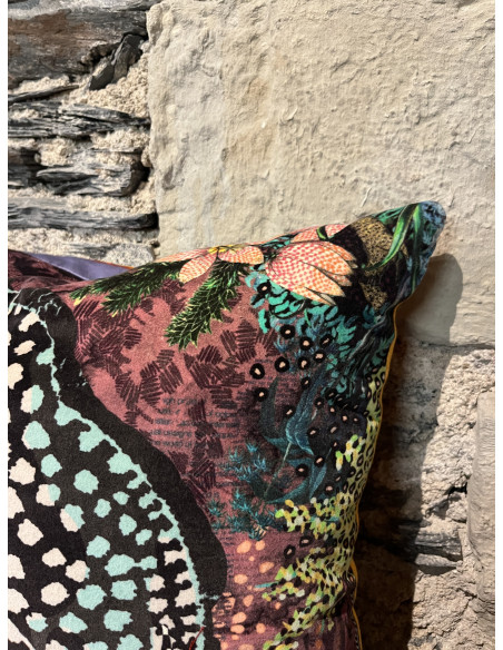 Coussin pantera multicolore  45/45