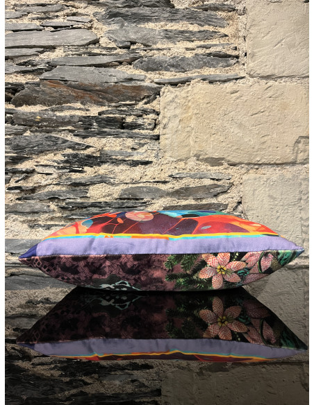 Coussin pantera multicolore  45/45