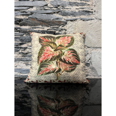 Coussin chanterelle carmine  50/50